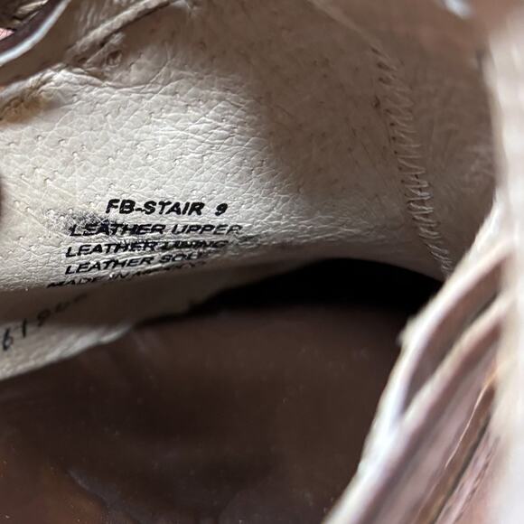 Freebird by Steven Stair Brown Leather Cutout Ankle Boots Buckle Strap Women’s 9 - Picture 9 of 9